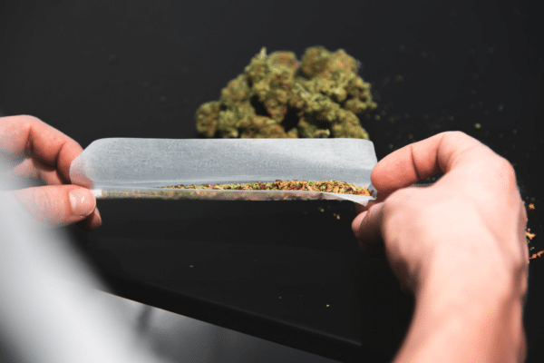 Rolling A Joint Or Spliff