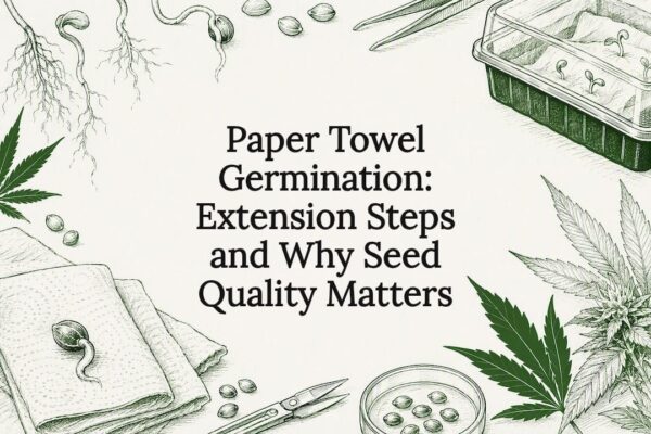 Paper Towel Germination Title Card Illustration