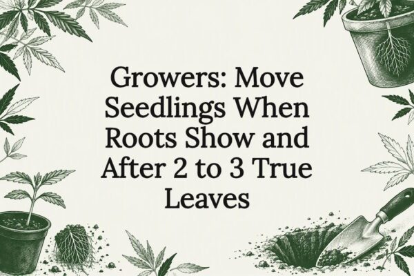 Decorative Seedling Transplant Title Card