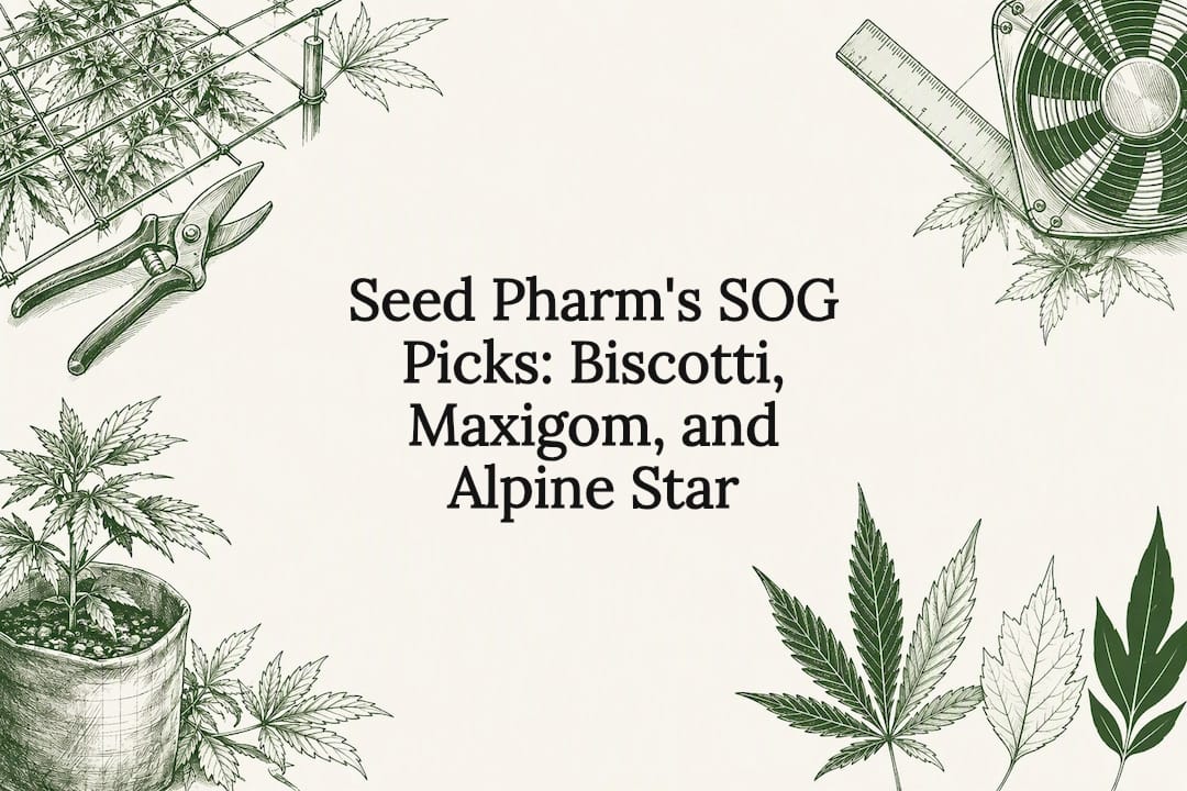 Seed Pharm'S Sog Picks: Biscotti, Maxigom, And Alpine Star Sog Cannabis Seed Picks Title Card