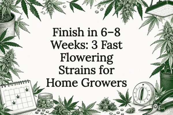 Fast Flowering Cannabis Strains Title Card